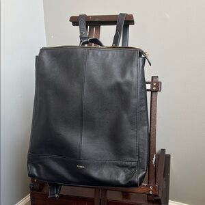 Fossil Elina Large Backpack in Black